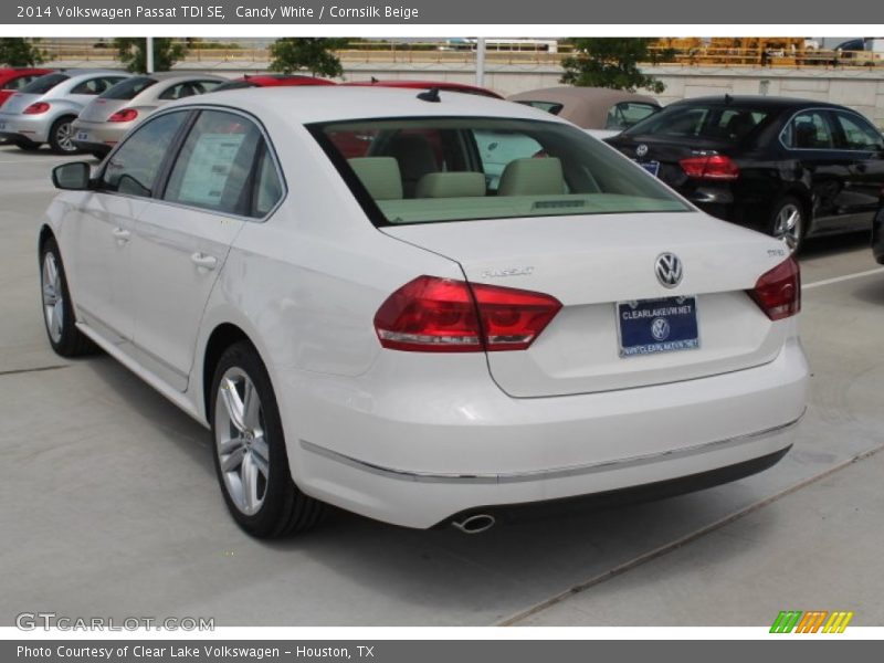 Candy White / Cornsilk Beige 2014 Volkswagen Passat TDI SE