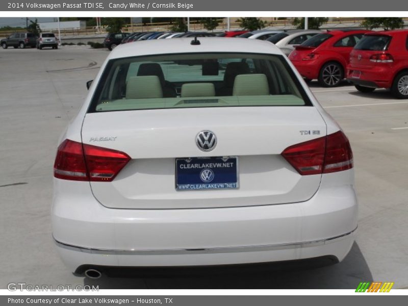 Candy White / Cornsilk Beige 2014 Volkswagen Passat TDI SE