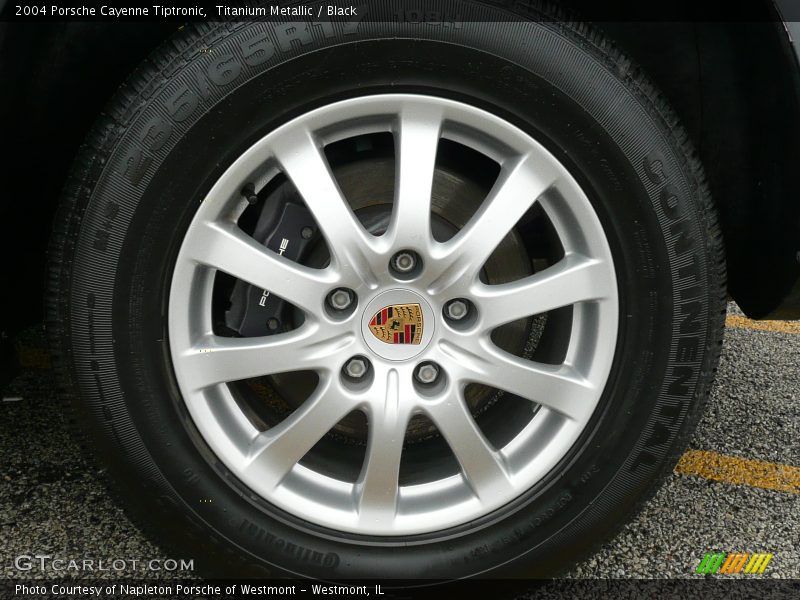 Titanium Metallic / Black 2004 Porsche Cayenne Tiptronic