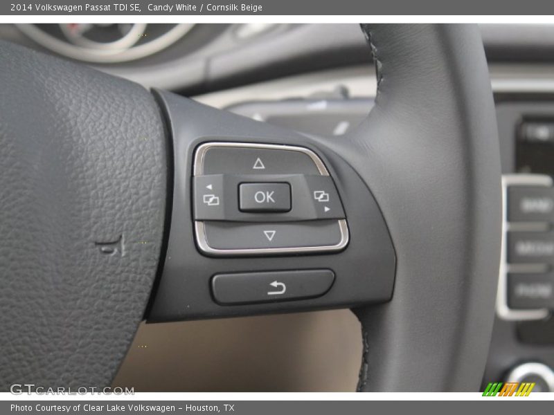 Candy White / Cornsilk Beige 2014 Volkswagen Passat TDI SE