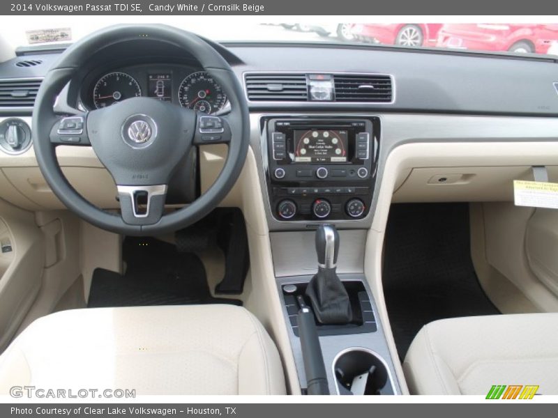 Candy White / Cornsilk Beige 2014 Volkswagen Passat TDI SE