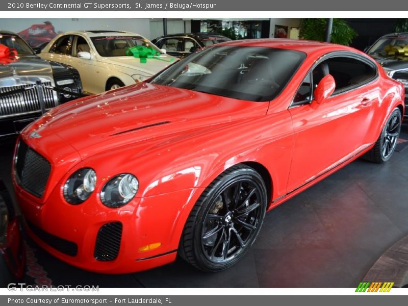 Front 3/4 View of 2010 Continental GT Supersports