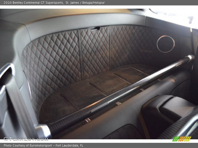 Rear Seat of 2010 Continental GT Supersports