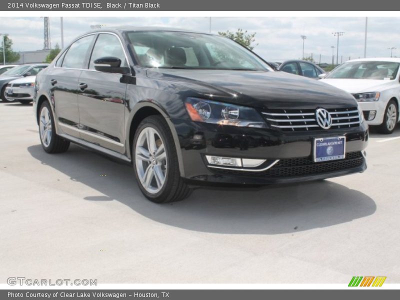 Black / Titan Black 2014 Volkswagen Passat TDI SE