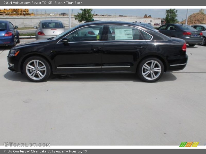 Black / Titan Black 2014 Volkswagen Passat TDI SE