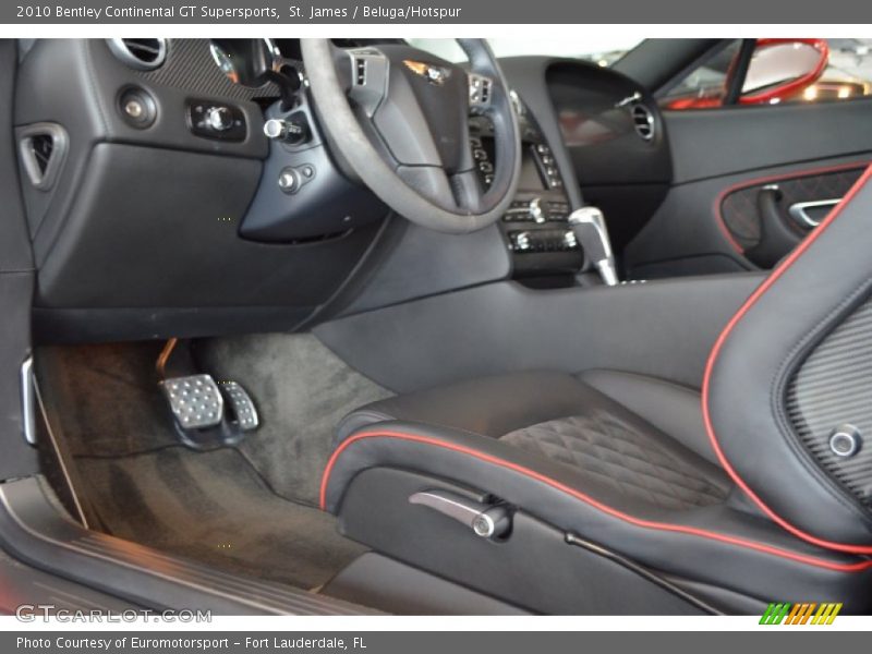 Front Seat of 2010 Continental GT Supersports