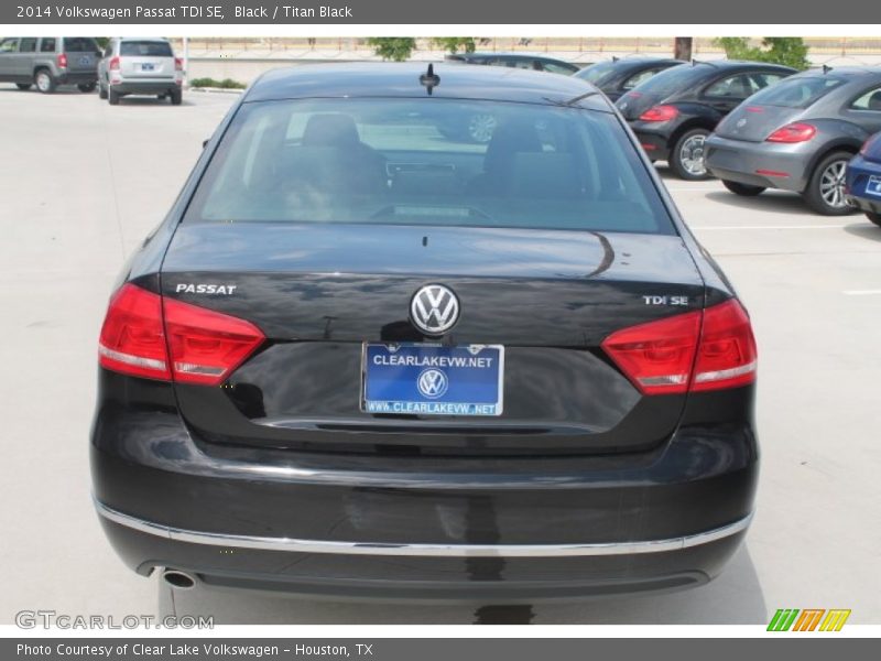 Black / Titan Black 2014 Volkswagen Passat TDI SE
