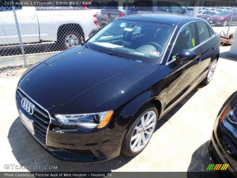 Brilliant Black / Black 2015 Audi A3 1.8 Premium