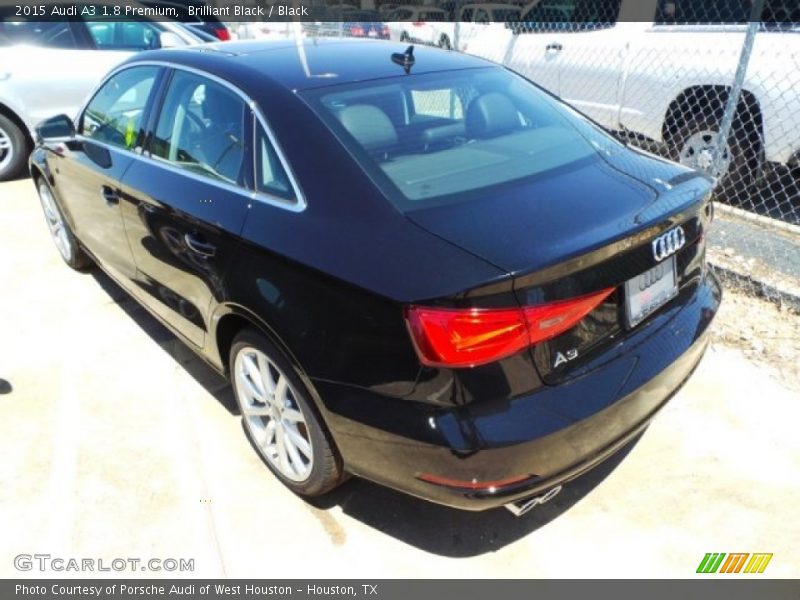 Brilliant Black / Black 2015 Audi A3 1.8 Premium