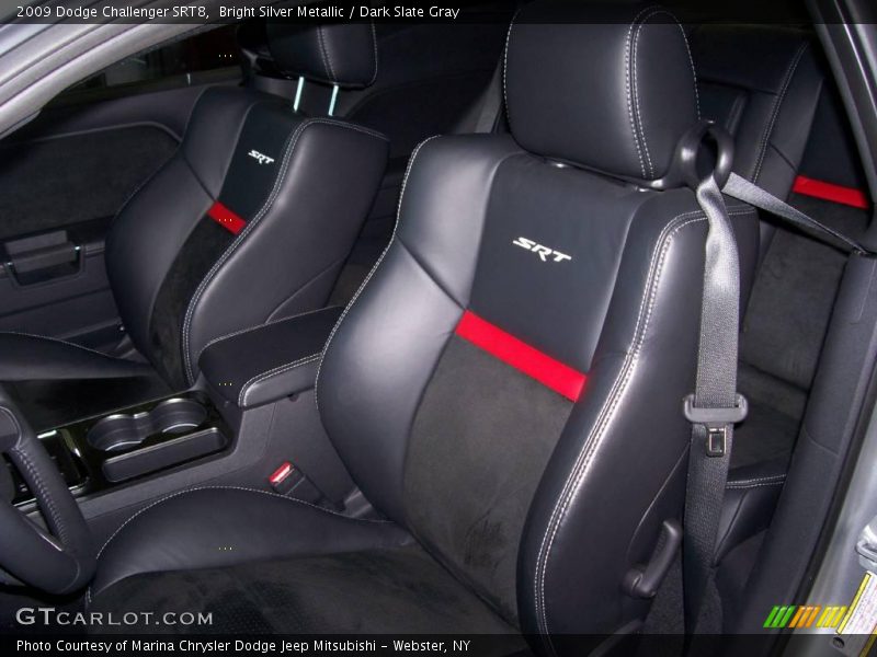 Bright Silver Metallic / Dark Slate Gray 2009 Dodge Challenger SRT8