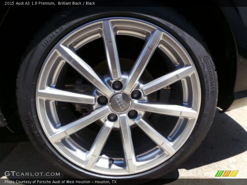 Brilliant Black / Black 2015 Audi A3 1.8 Premium