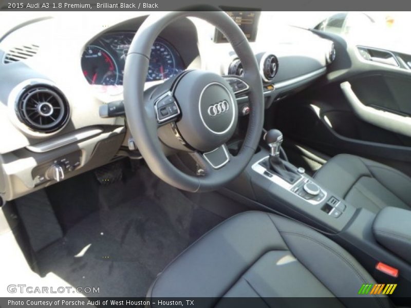 Brilliant Black / Black 2015 Audi A3 1.8 Premium