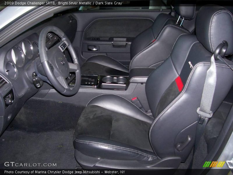 Bright Silver Metallic / Dark Slate Gray 2009 Dodge Challenger SRT8