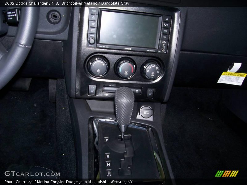 Bright Silver Metallic / Dark Slate Gray 2009 Dodge Challenger SRT8