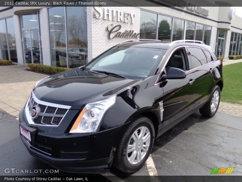 Black Raven / Titanium/Ebony 2012 Cadillac SRX Luxury