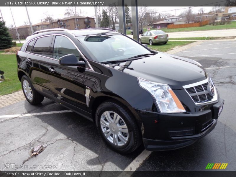 Black Raven / Titanium/Ebony 2012 Cadillac SRX Luxury