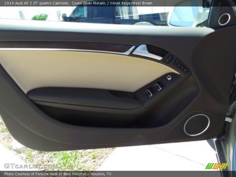 Cuvee Silver Metallic / Velvet Beige/Moor Brown 2014 Audi A5 2.0T quattro Cabriolet