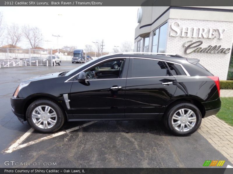 Black Raven / Titanium/Ebony 2012 Cadillac SRX Luxury