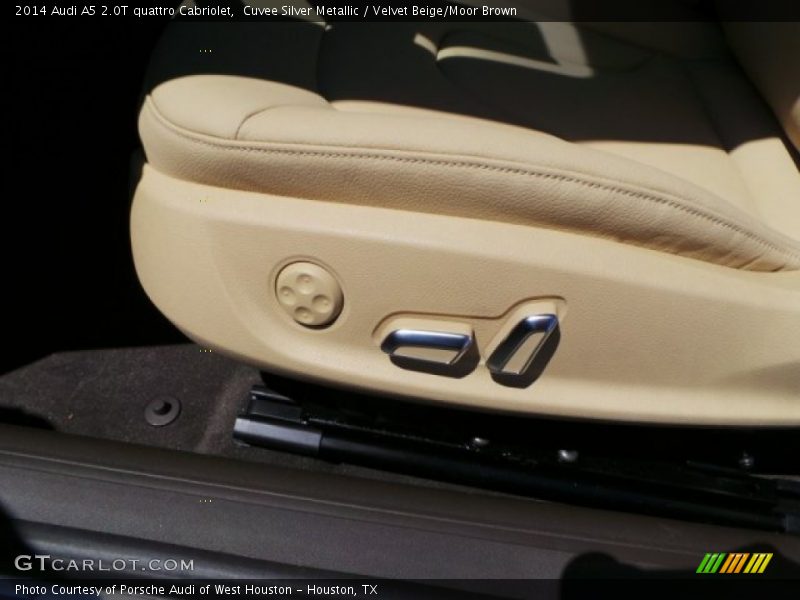 Cuvee Silver Metallic / Velvet Beige/Moor Brown 2014 Audi A5 2.0T quattro Cabriolet