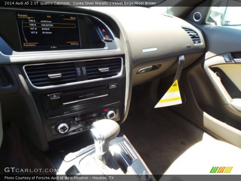 Cuvee Silver Metallic / Velvet Beige/Moor Brown 2014 Audi A5 2.0T quattro Cabriolet