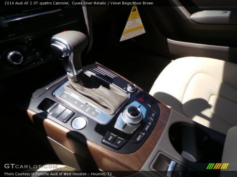 Cuvee Silver Metallic / Velvet Beige/Moor Brown 2014 Audi A5 2.0T quattro Cabriolet
