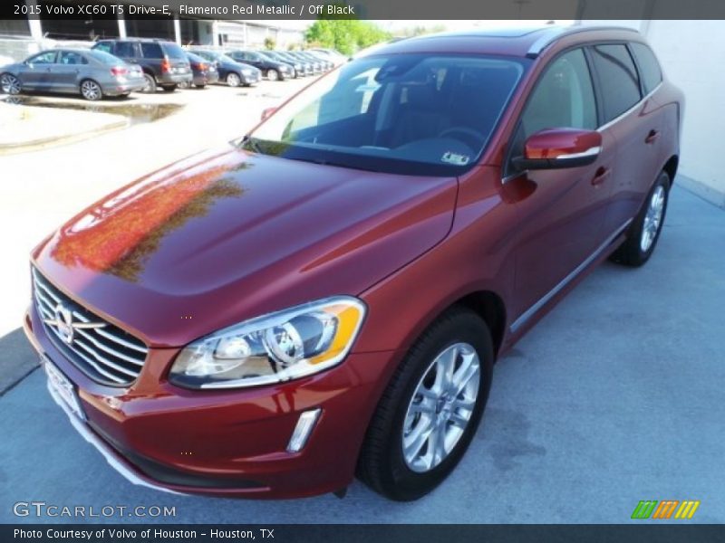 Flamenco Red Metallic / Off Black 2015 Volvo XC60 T5 Drive-E