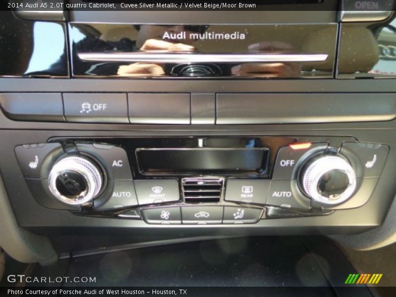 Cuvee Silver Metallic / Velvet Beige/Moor Brown 2014 Audi A5 2.0T quattro Cabriolet