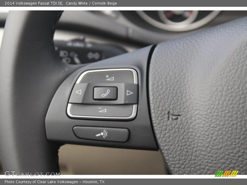 Candy White / Cornsilk Beige 2014 Volkswagen Passat TDI SE