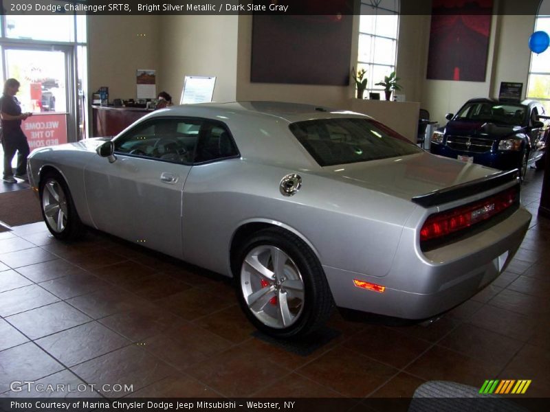 Bright Silver Metallic / Dark Slate Gray 2009 Dodge Challenger SRT8