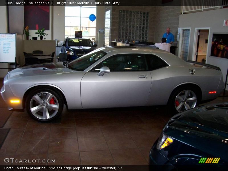 Bright Silver Metallic / Dark Slate Gray 2009 Dodge Challenger SRT8