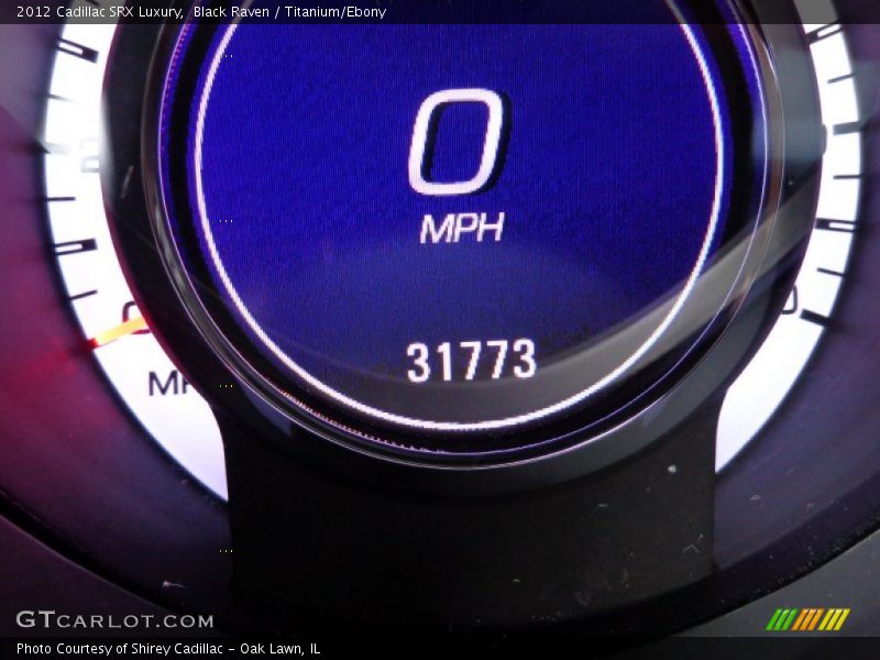 Black Raven / Titanium/Ebony 2012 Cadillac SRX Luxury