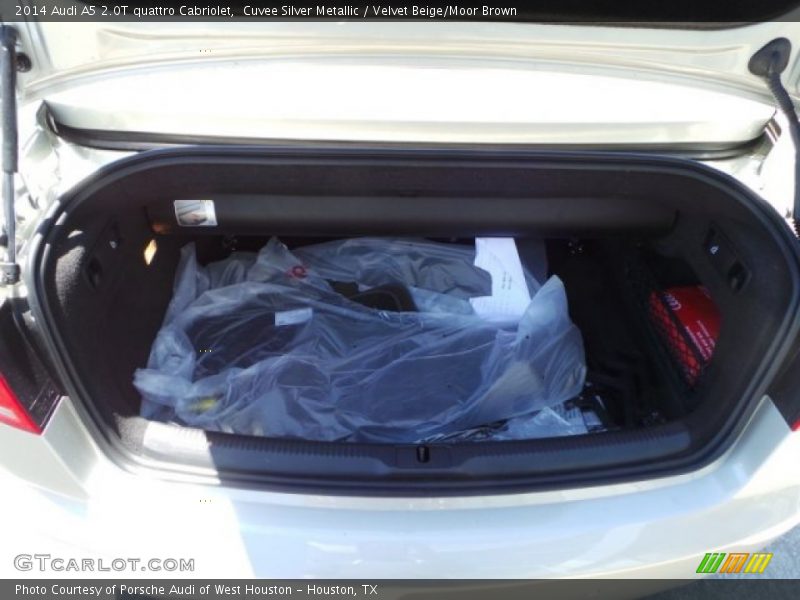 Cuvee Silver Metallic / Velvet Beige/Moor Brown 2014 Audi A5 2.0T quattro Cabriolet