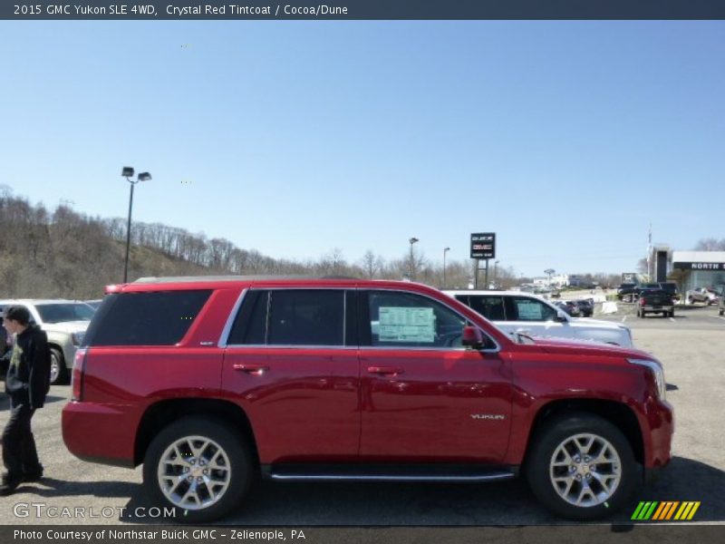 Crystal Red Tintcoat / Cocoa/Dune 2015 GMC Yukon SLE 4WD