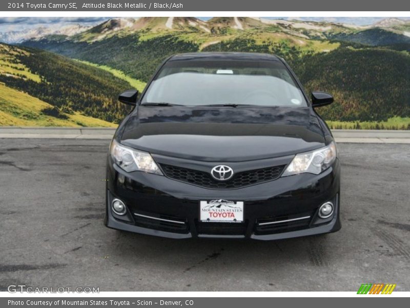 Attitude Black Metallic / Black/Ash 2014 Toyota Camry SE