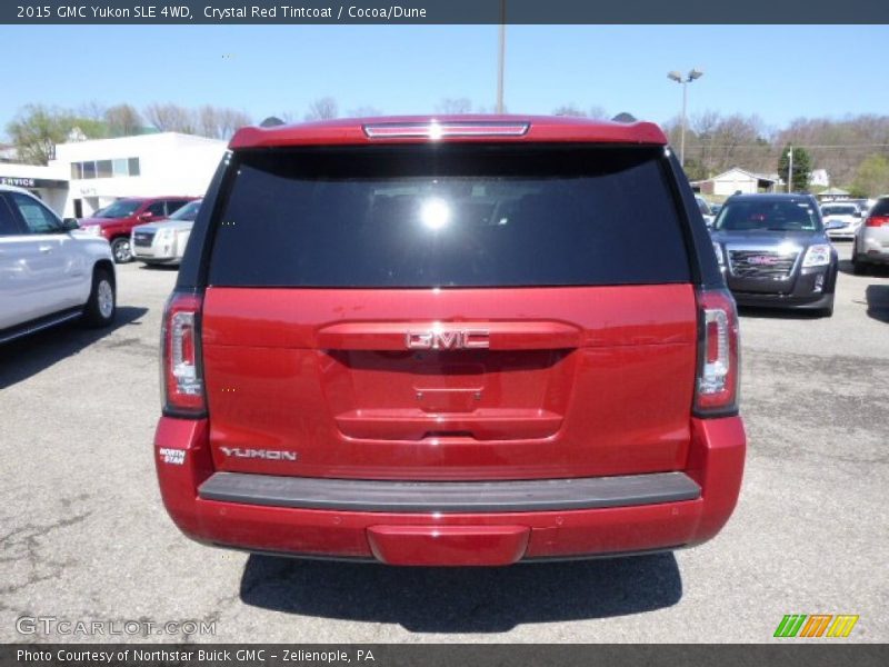 Crystal Red Tintcoat / Cocoa/Dune 2015 GMC Yukon SLE 4WD