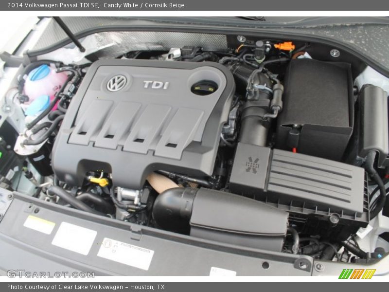 Candy White / Cornsilk Beige 2014 Volkswagen Passat TDI SE