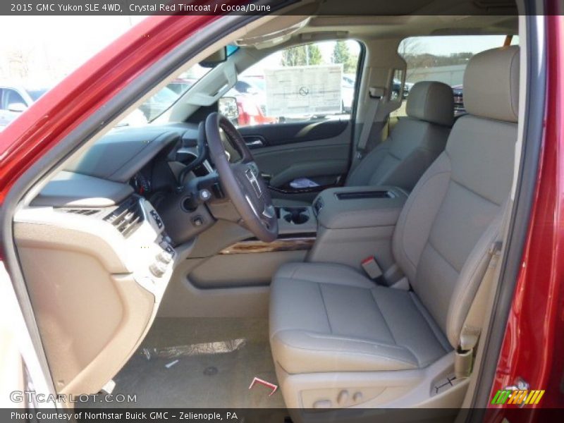 Crystal Red Tintcoat / Cocoa/Dune 2015 GMC Yukon SLE 4WD