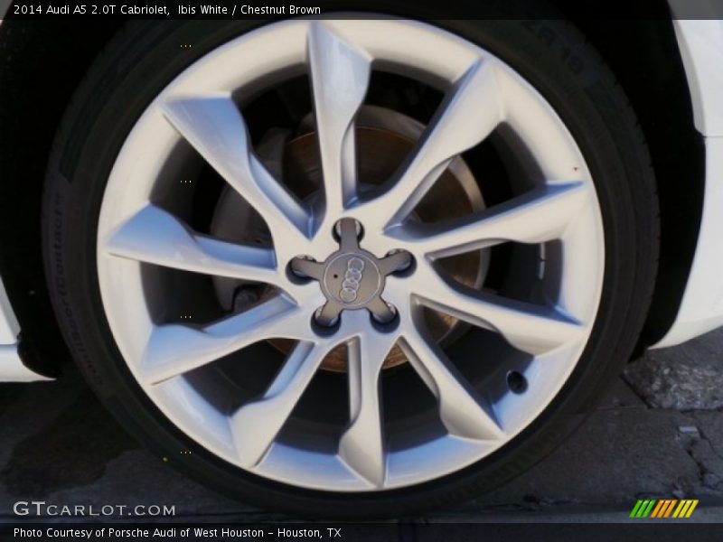 Ibis White / Chestnut Brown 2014 Audi A5 2.0T Cabriolet