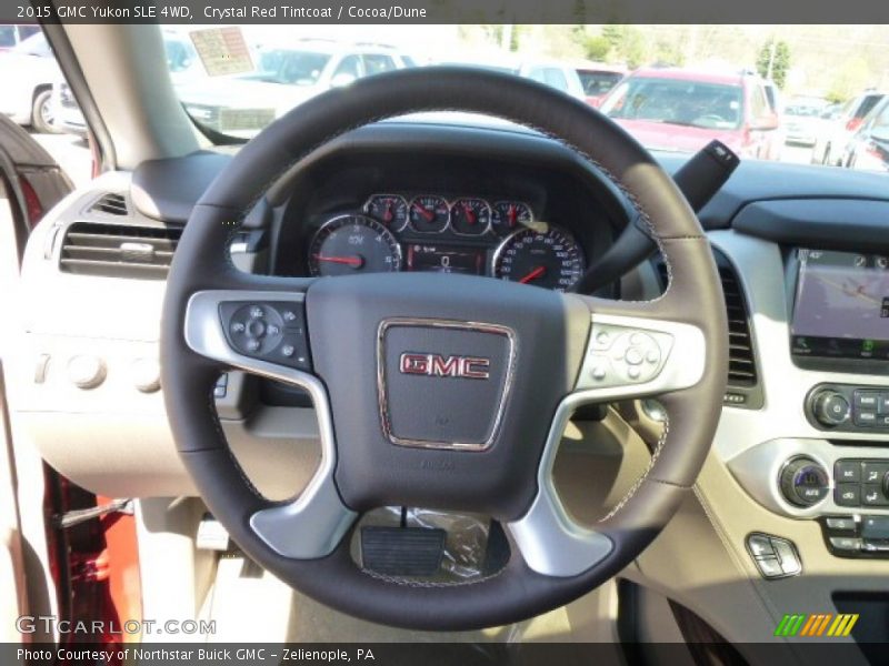 Crystal Red Tintcoat / Cocoa/Dune 2015 GMC Yukon SLE 4WD