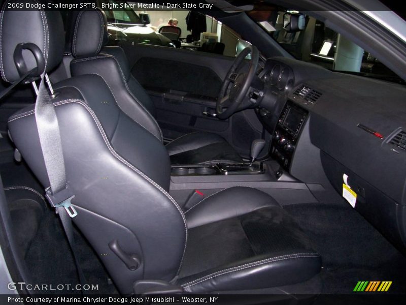 Bright Silver Metallic / Dark Slate Gray 2009 Dodge Challenger SRT8