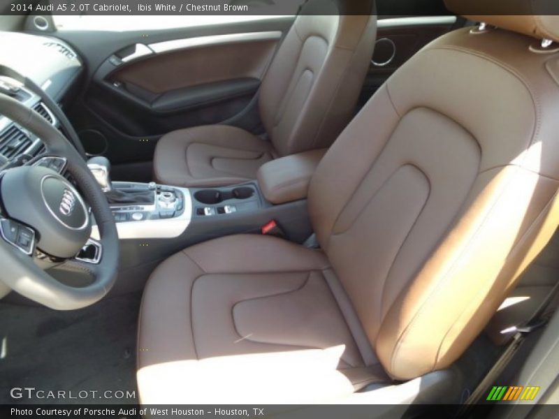 Ibis White / Chestnut Brown 2014 Audi A5 2.0T Cabriolet