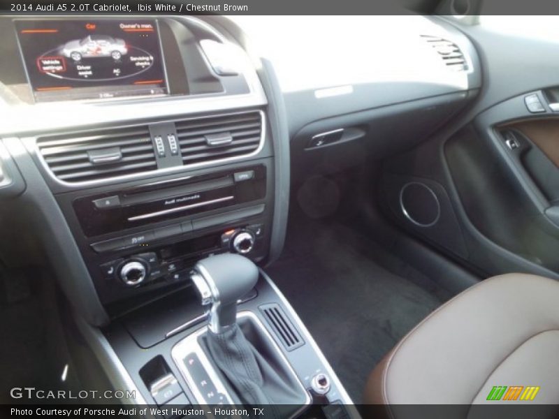Ibis White / Chestnut Brown 2014 Audi A5 2.0T Cabriolet