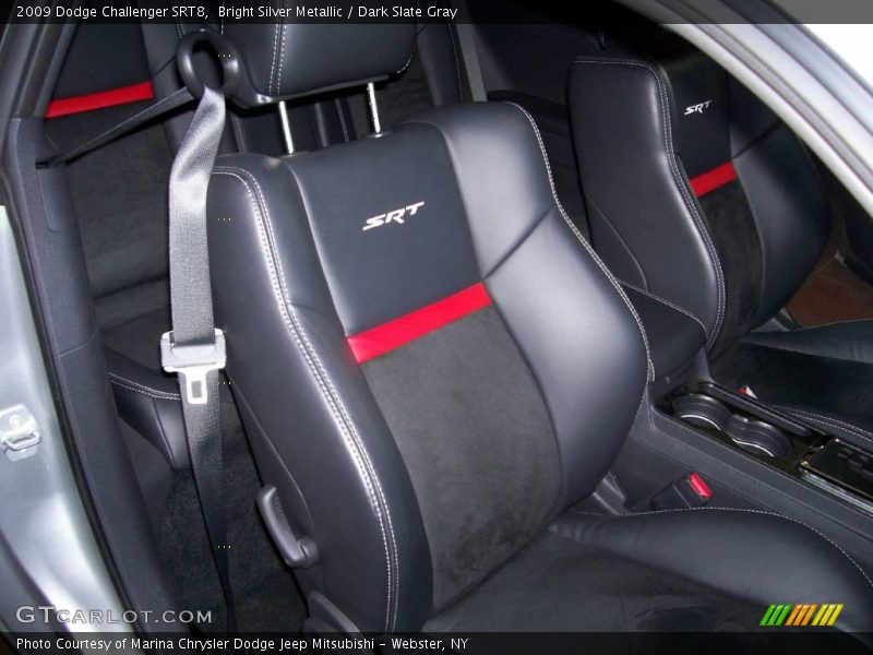 Bright Silver Metallic / Dark Slate Gray 2009 Dodge Challenger SRT8
