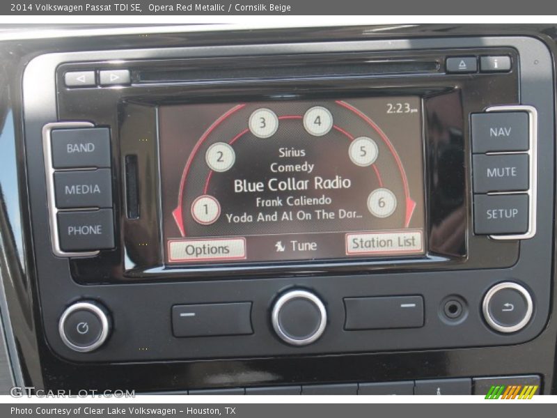 Opera Red Metallic / Cornsilk Beige 2014 Volkswagen Passat TDI SE