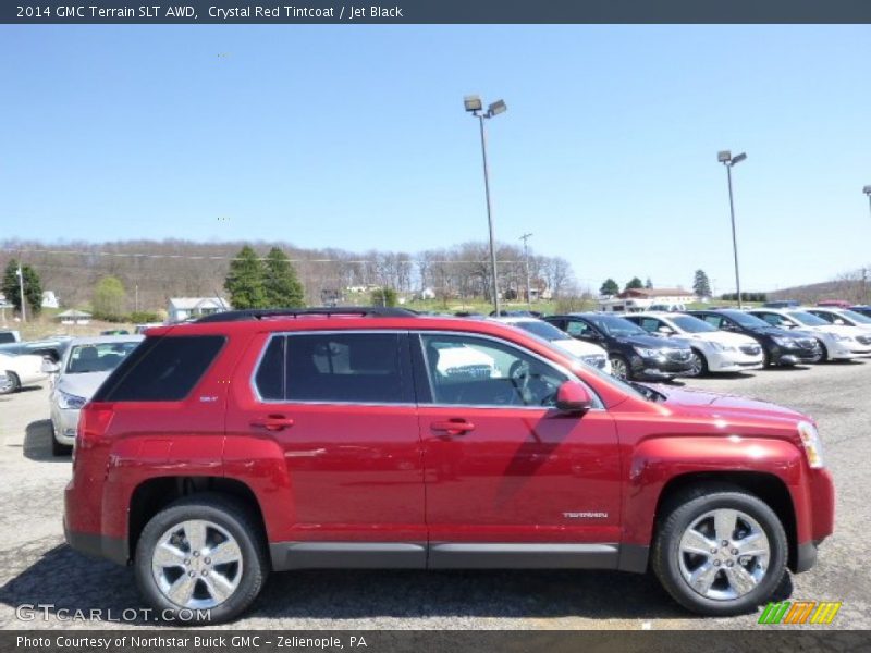 Crystal Red Tintcoat / Jet Black 2014 GMC Terrain SLT AWD