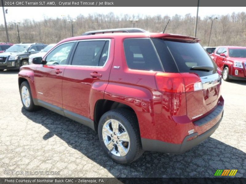 Crystal Red Tintcoat / Jet Black 2014 GMC Terrain SLT AWD