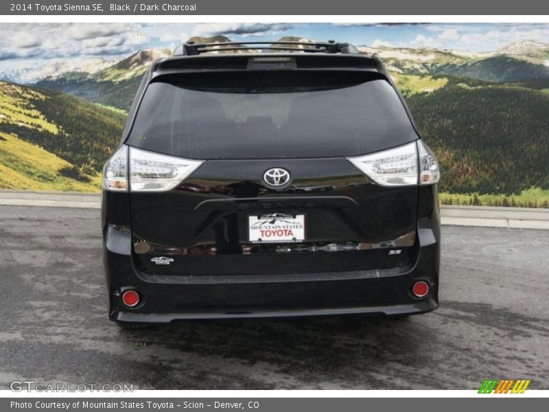 Black / Dark Charcoal 2014 Toyota Sienna SE