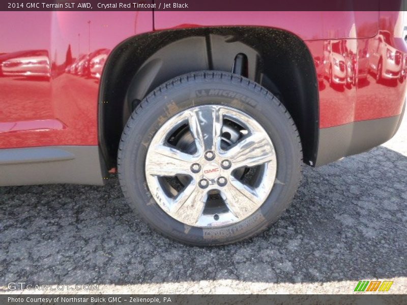 Crystal Red Tintcoat / Jet Black 2014 GMC Terrain SLT AWD