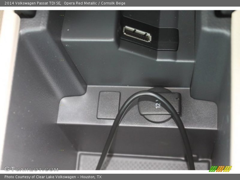 Opera Red Metallic / Cornsilk Beige 2014 Volkswagen Passat TDI SE