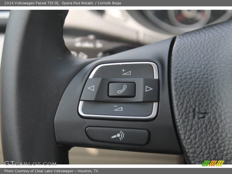 Opera Red Metallic / Cornsilk Beige 2014 Volkswagen Passat TDI SE